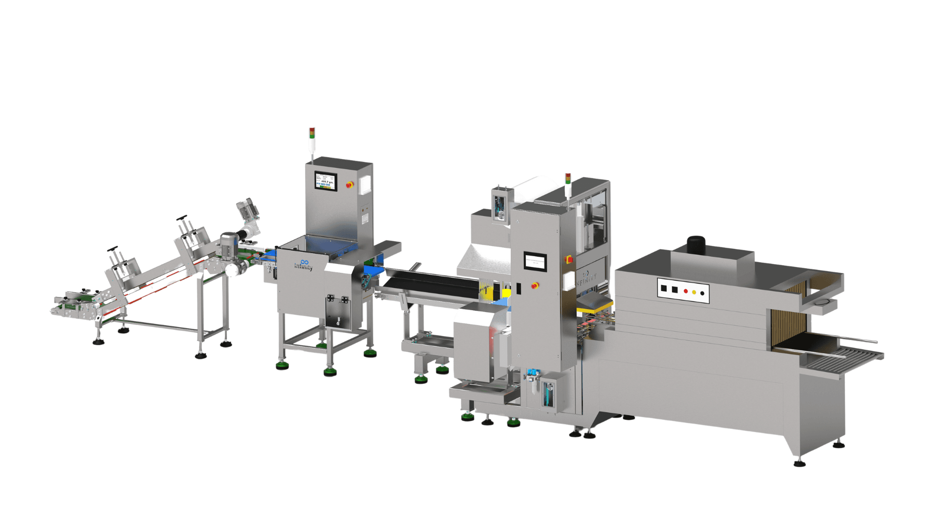 ISP-120 Automatic Shrink Wrapping Machine for Pouches