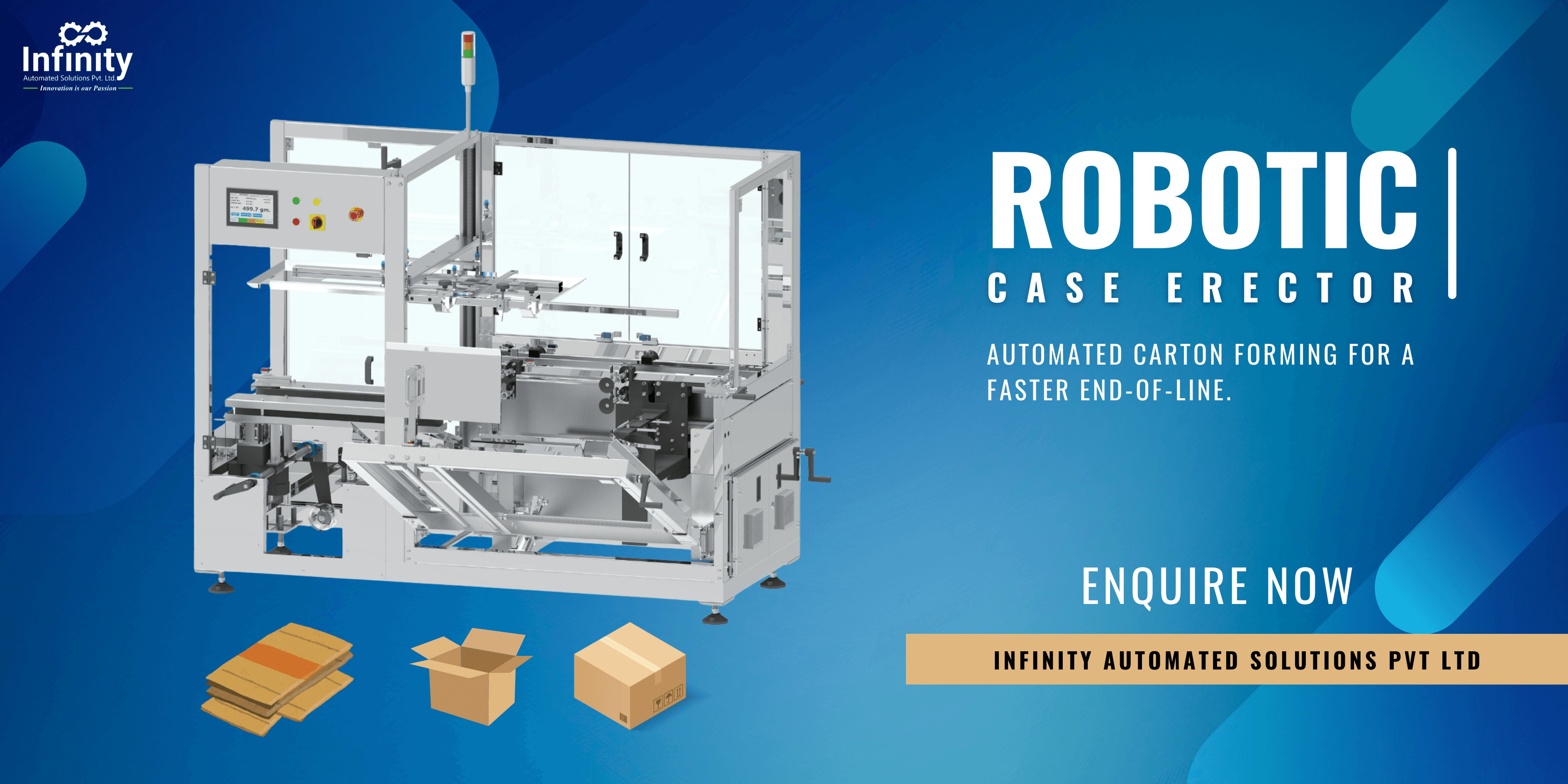 Robotic Case Erectors : Speed, Consistency, & Efficiency
