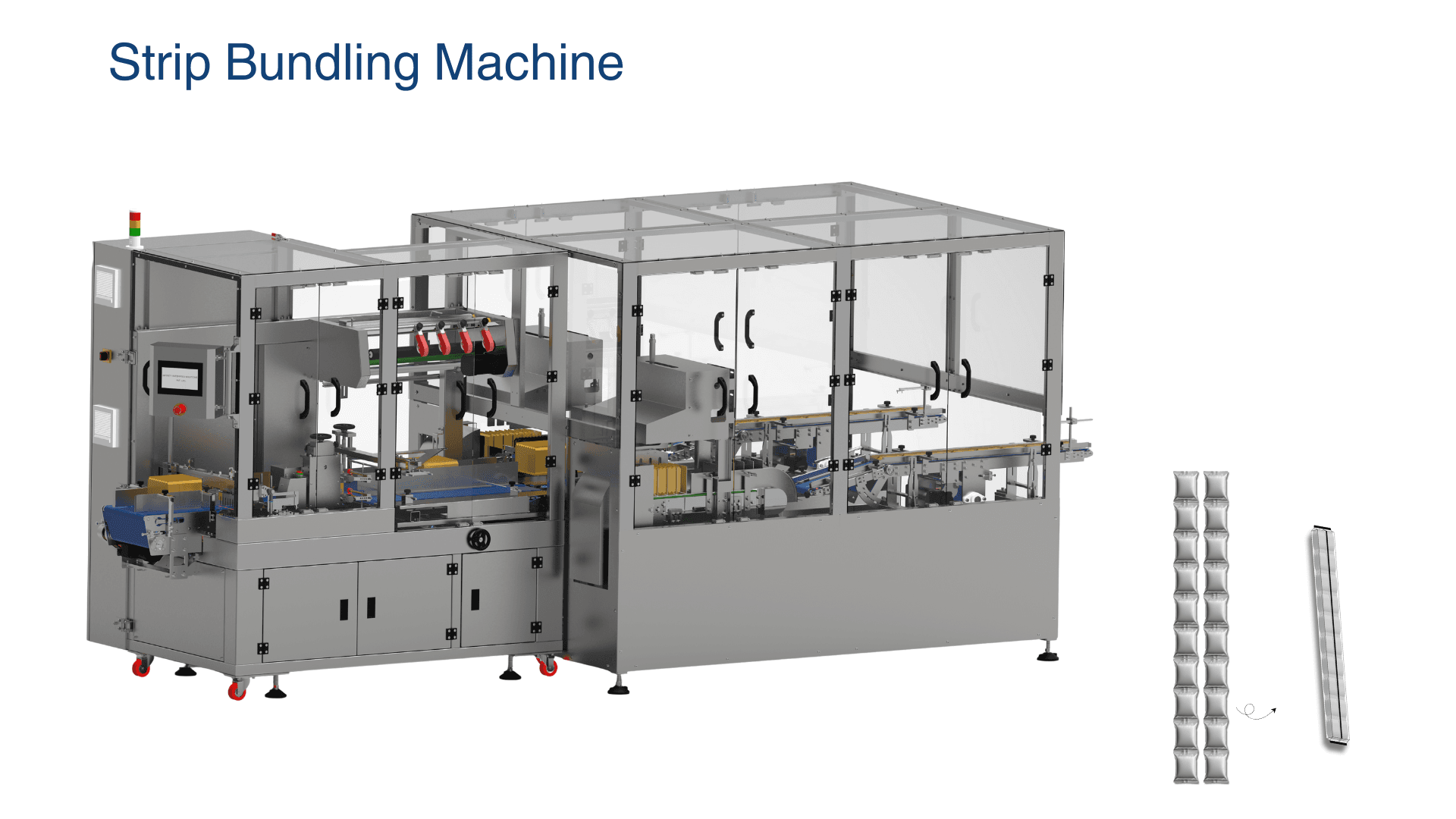 IBS-200 Strip Pouch Bundling Machine | Secondary Packaging Machines & Automation