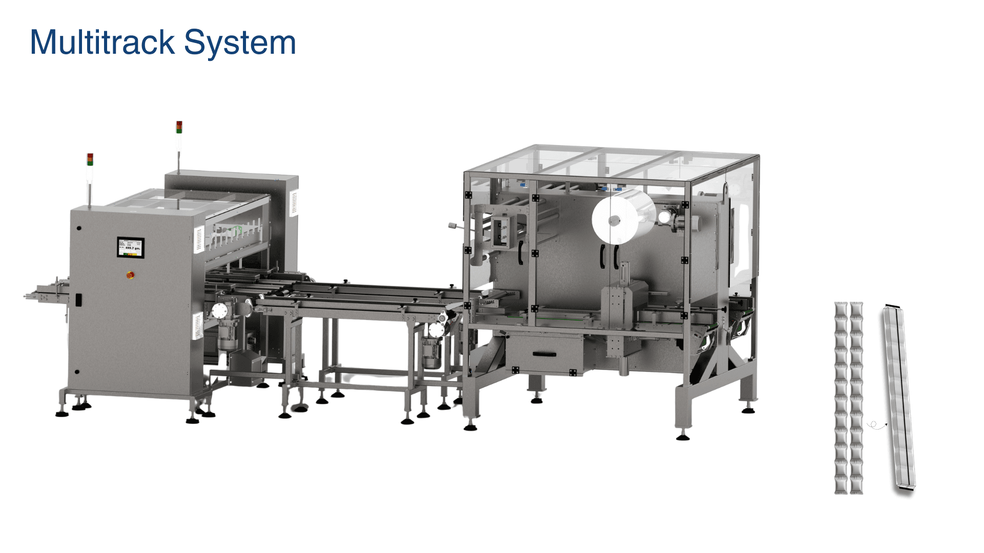 IMS-800 – Secondary Packaging Machine for Multitrack VFFS — secondary packaging machine manufacturer in India
