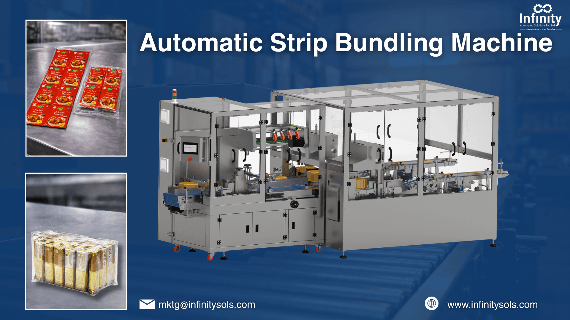Strip Pouch Packaging Machine for Spice, Tea & More