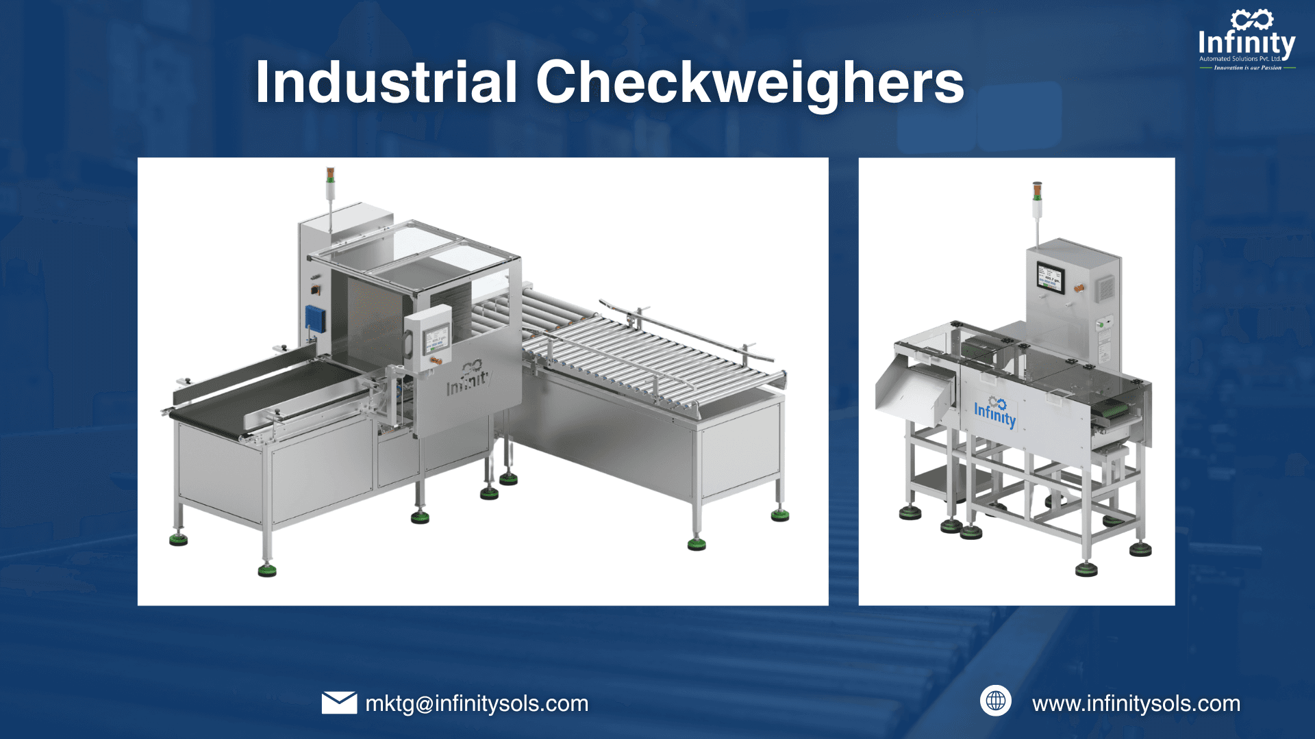 Industrial Checkweighers – Dynamic & Static Checkweighers