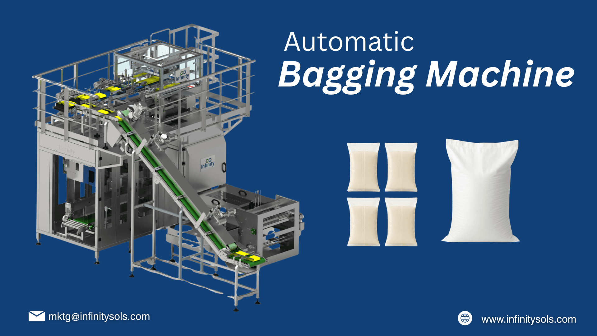 Automatic Bagging Machine food, FMCG, agriculture, granulas