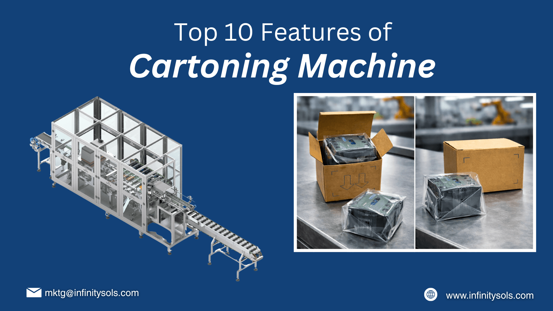 Auto cartoner machine : Features Look for Before Buying