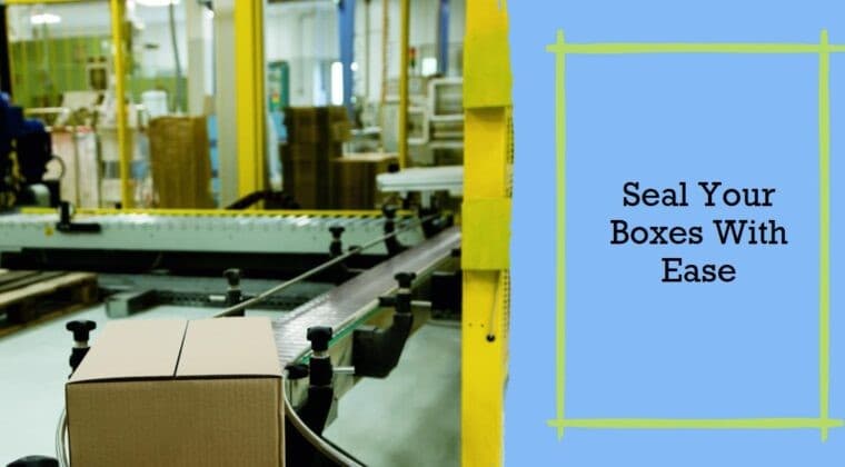 Cardboard Box Sealer : Adjustable Sealing Heights & Widths