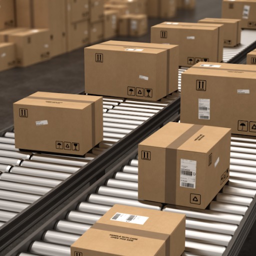A conveyor that is constructed out of a series of parallel rotating bars which move your parcels to their end destination is ideally a roller conveyor.