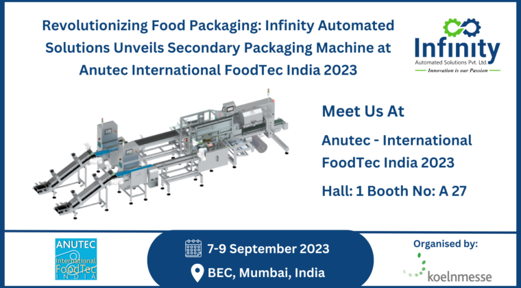 Infinity Unveils Secondary Packaging Machine at Anutec 2023