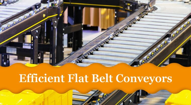 Flat Belt Conveyor Systems by Infinity Automated Solutions